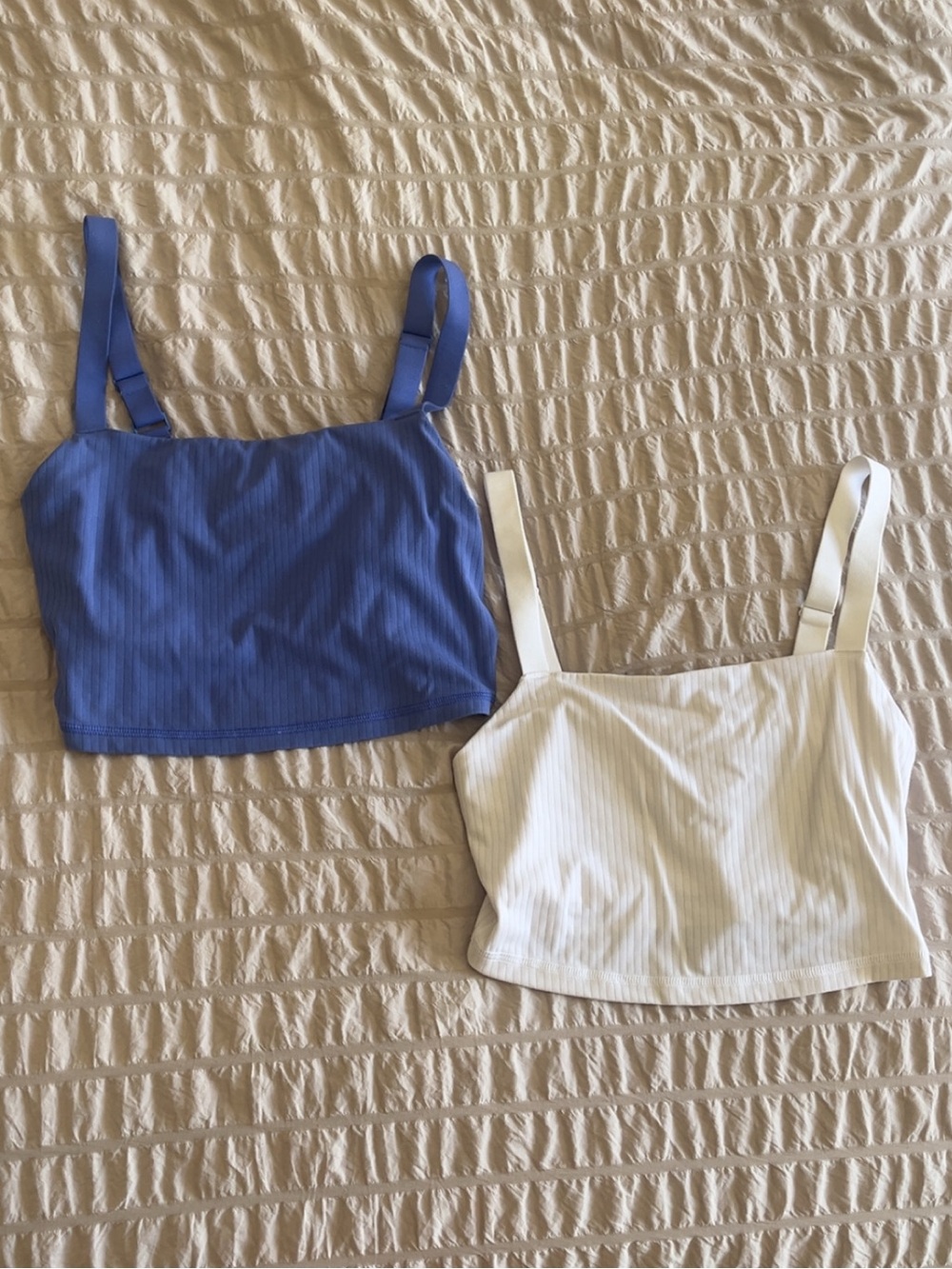 Offline by Aerie Cropped Tops with shelf bra